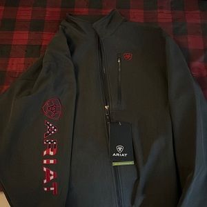 Ariat Logo 2.0 Softshell Jacket American Flag NWT